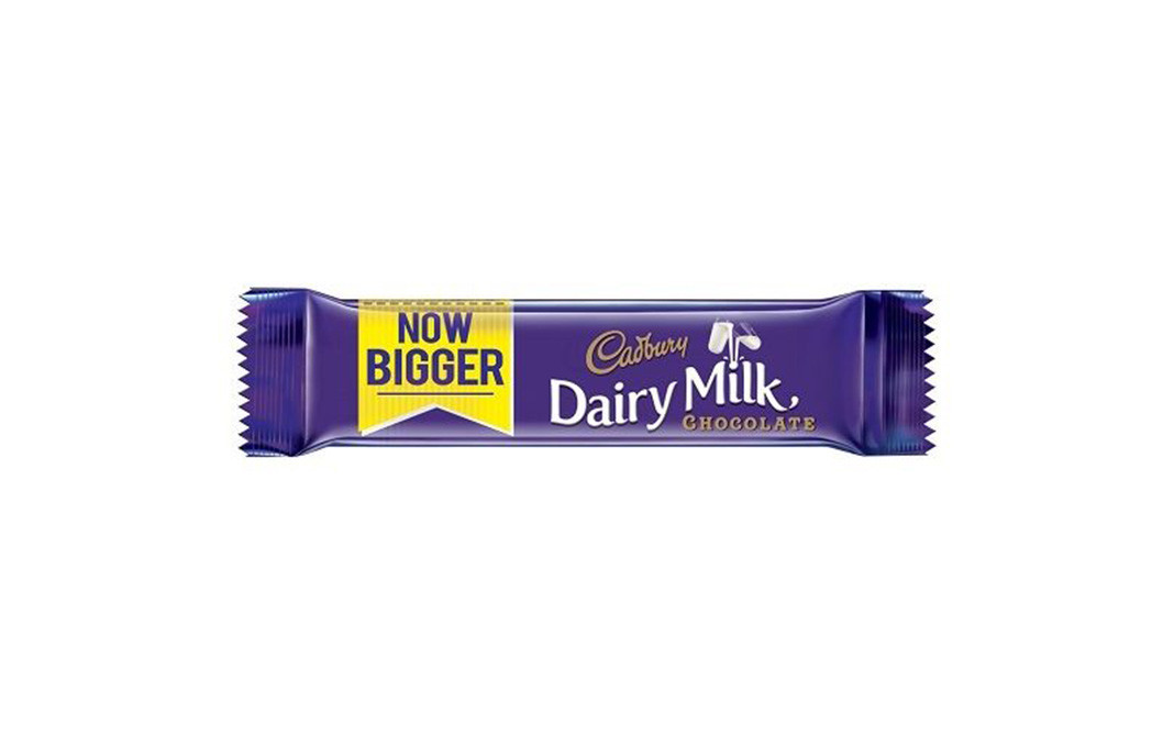 Cadbury Dairy Milk Chocolate Now Bigger   Pack  6.3 grams